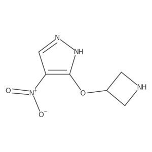 3-(azetidin-3-yloxy)-4-nitro-1H-pyrazole Structure