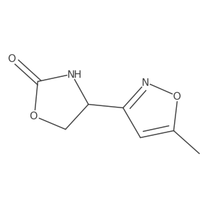 4-(5-Methyl-1,2-oxazol-3-yl)-1,3-oxazolidin-2-one Structure
