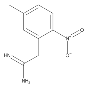 2-(5-Methyl-2-nitrophenyl)ethanimidamide Structure