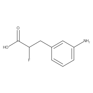 3-(3-Aminophenyl)-2-fluoropropanoic acid结构式
