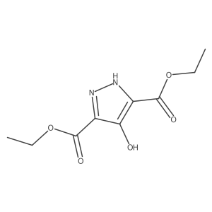 diethyl4-hydroxy-1H-pyrazole-3,5-dicarboxylate Structure