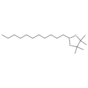 4,4,5,5-Tetramethyl-2-undecyl-1,3,2-dioxaborolane结构式