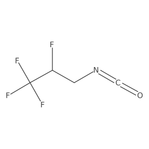 1,1,1,2-Tetrafluoro-3-isocyanatopropane Structure