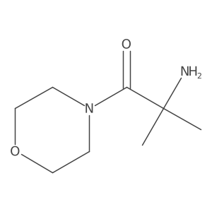 2-Amino-2-methyl-1-(morpholin-4-yl)propan-1-one结构式