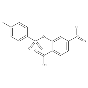 2-[(4-Methylbenzenesulfonyl)oxy]-4-nitrobenzoic acid结构式