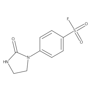 4-(2-Oxoimidazolidin-1-yl)benzene-1-sulfonyl fluoride结构式