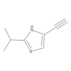1H-Imidazole, 5-ethynyl-2-(1-methylethyl)-结构式