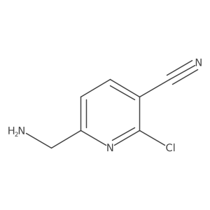 6-(Aminomethyl)-2-chloronicotinonitrile Structure