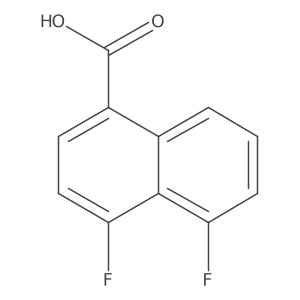 4,5-Difluoro-1-naphthoic acid结构式