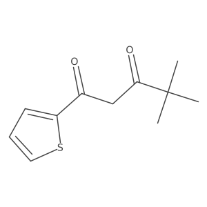 4,4-Dimethyl-1-(thiophen-2-YL)pentane-1,3-dione Structure