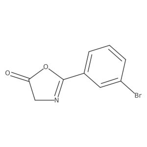 2-(3-Bromophenyl)-5(4h)-oxazolone结构式