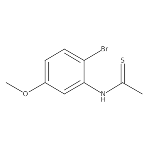 N-(2-bromo-5-methoxyphenyl)ethanethioamide Structure