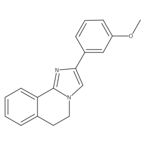 2-(3-Methoxyphenyl)-5,6-dihydroimidazo(2,1-a)isoquinoline Structure