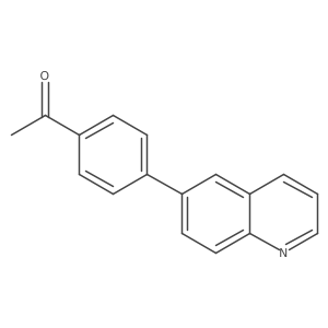 6-(4-Acetylphenyl)quinoline结构式