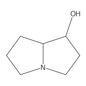 (1R*,7aS*)-Hexahydro-pyrrolizin-1-ol Structure