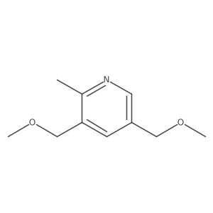 3,5-Bis(methoxymethyl)-2-methylpyridine Structure