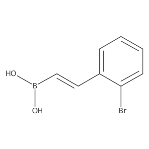 (E)-(2-Bromostyryl)boronicacid结构式