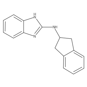 (1H-Benzoimidazol-2-yl)indan-2-ylamine结构式
