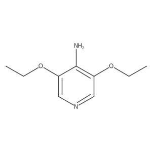 4-Pyridinamine, 3,5-diethoxy-结构式