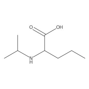 2-[(Propan-2-yl)amino]pentanoic acid Structure