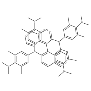4,4a(2),4a(2)a(2),4a(2)a(2)a(2)-[(1S)-[1,1a(2)-Binaphthalene]-2,2a(2)-diyldiphosphinidyne]tetrakis[N,N,2,6-tetramethylbenzenamine]结构式