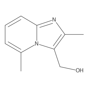 {2,5-Dimethylimidazo[1,2-a]pyridin-3-yl}methanol结构式