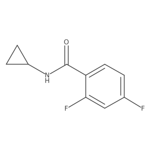 N-cyclopropyl-2,4-difluorobenzamide Structure