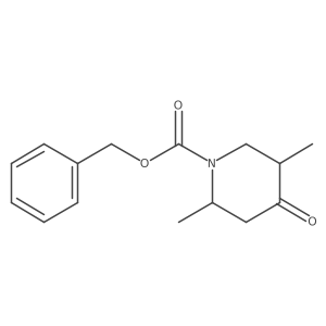Benzyl 2,5-dimethyl-4-oxopiperidine-1-carboxylate结构式