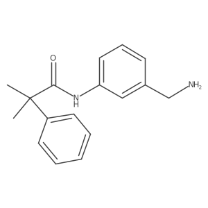 N-[3-(Aminomethyl)phenyl]-I+/-,I+/--dimethylbenzeneacetamide结构式