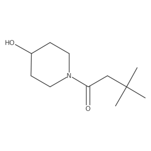 CC(C)(C)CC(=O)N1CCC(O)CC1结构式