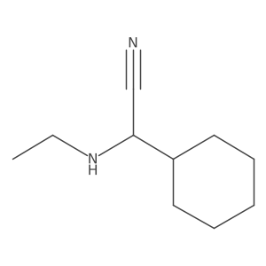 I+/--(Ethylamino)cyclohexaneacetonitrile Structure