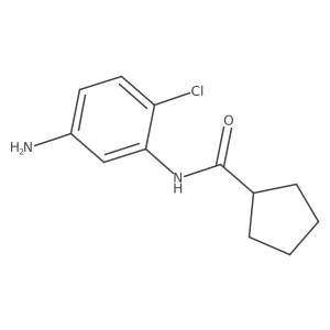 N-(5-Amino-2-chlorophenyl)cyclopentanecarboxamide Structure