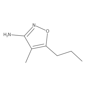 4-Methyl-5-propylisoxazol-3-amine Structure