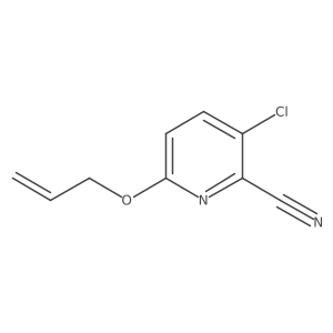 3-Chloro-6-(prop-2-en-1-yloxy)pyridine-2-carbonitrile结构式