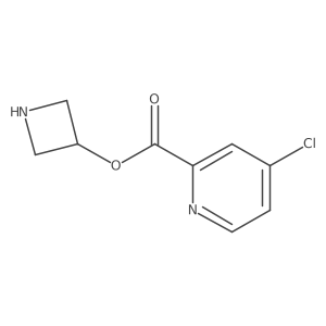 3-Azetidinyl 4-chloro-2-pyridinecarboxylate Structure