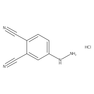 4-Hydrazinophthalonitrile Hydrochloride结构式