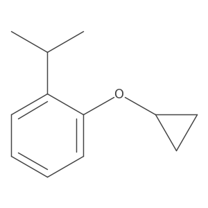 1-Cyclopropoxy-2-isopropylbenzene Structure