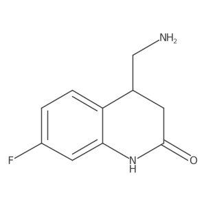 4-(Aminomethyl)-7-fluoro-1,2,3,4-tetrahydroquinolin-2-one Structure
