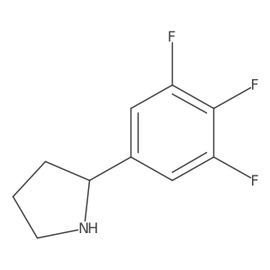 2-(3,4,5-Trifluorophenyl)pyrrolidine Structure