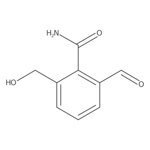 Benzamide, 2-formyl-6-(hydroxymethyl)- Structure