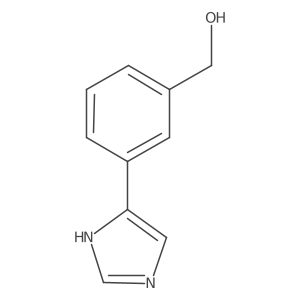 (3-(1H-Imidazol-5-yl)phenyl)methanol Structure