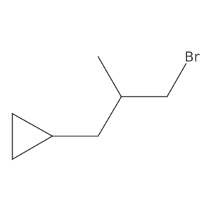 (3-Bromo-2-methylpropyl)cyclopropane结构式