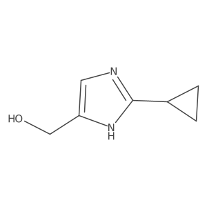 (2-cyclopropyl-1H-imidazol-4-yl)methanol结构式