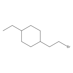 1-(2-Bromoethyl)-4-ethylcyclohexane结构式