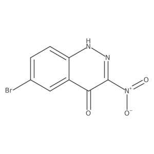 6-Bromo-3-nitrocinnolin-4-ol Structure