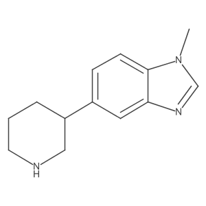 1-methyl-5-(piperidin-3-yl)-1H-1,3-benzodiazole Structure