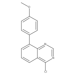 4-Chloro-8-(4-methoxyphenyl)quinazoline结构式