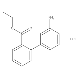 Ethyl 3'-amino-[1,1'-biphenyl]-2-carboxylate hydrochloride Structure