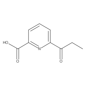 6-Propanoylpyridine-2-carboxylic acid结构式
