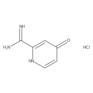 4-Oxo-1,4-dihydropyridine-2-carboximidamide hydrochloride Structure